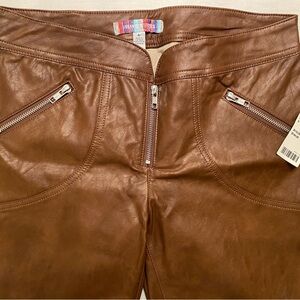 Urban Outfitters Brown Vegan/Faux Leather Pants
